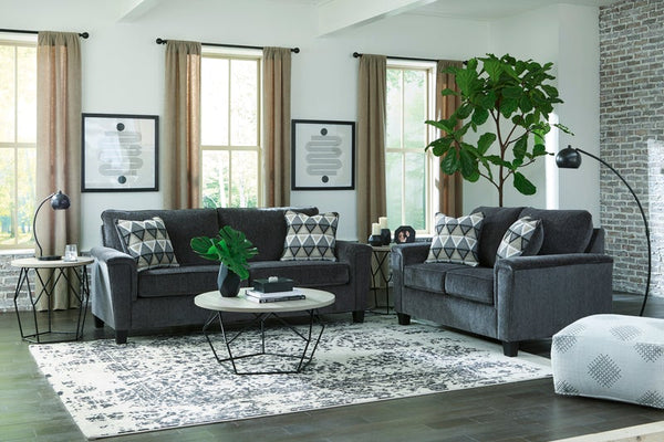 2 Pc Abinger Smoke Living Room Set